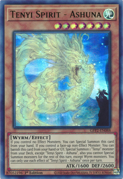 Yugioh - Tenyi Spirit - Ashuna *Ultra Rare* GFP2-EN088 (NM)