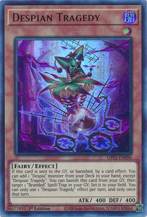 Yugioh - Despian Tragedy *Ultra Rare* GFP2-EN096 (NM)