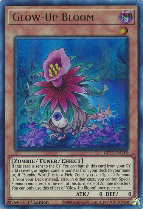 Yugioh - Glow-Up Bloom *Ultra Rare* GFP2-EN115 (NM)