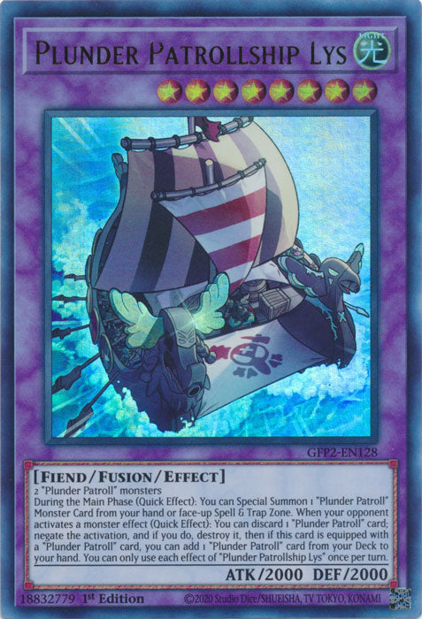 Yugioh - Plunder Patrollship Lys *Ultra Rare* GFP2-EN128 (NM)