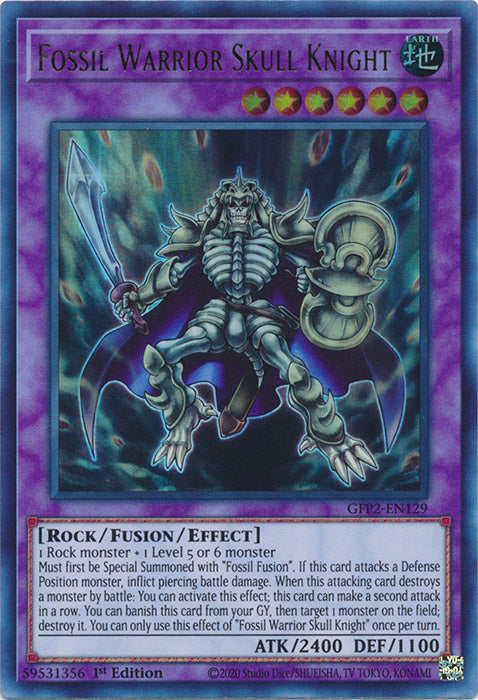 Yugioh - Fossil Warrior Skull Knight *Ultra Rare* GFP2-EN129 (NM)