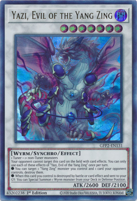 Yugioh - Yazi, Evil of the Yang Zing *Ultra Rare* GFP2-EN131 (NM)