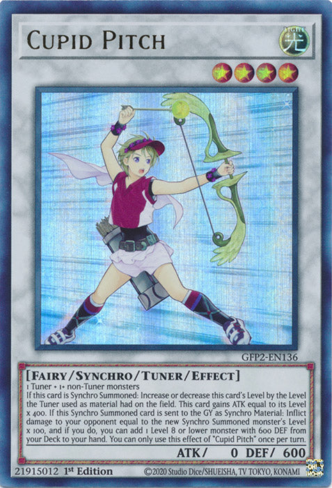 Yugioh - Cupid Pitch *Ultra Rare* GFP2-EN136 (NM)