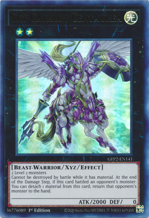 Yugioh - Sky Cavalry Centaurea *Ultra Rare* GFP2-EN141 (NM)