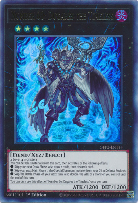 Yugioh - Number 60: Dugares the Timeless *Ultra Rare* GFP2-EN144 (NM)