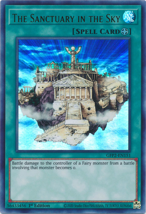 Yugioh - The Sanctuary in the Sky *Ultra Rare* GFP2-EN151 (NM)