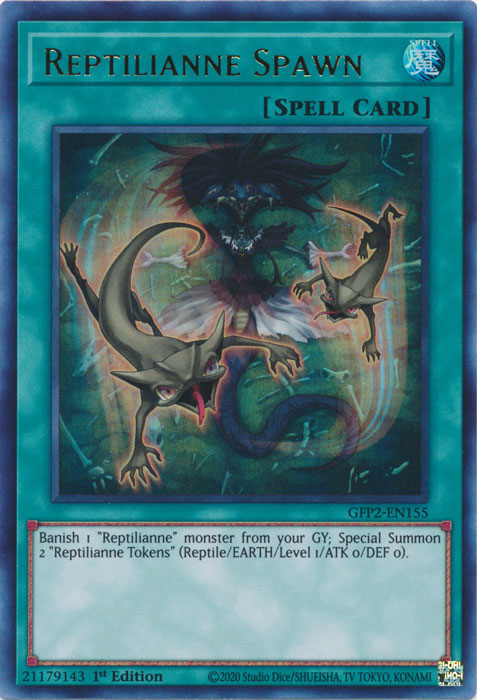 Yugioh - Reptilianne Spawn *Ultra Rare* GFP2-EN155 (NM)