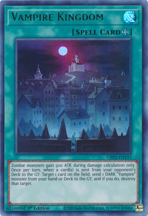 Yugioh - Vampire Kingdom *Ultra Rare* GFP2-EN157 (NM)