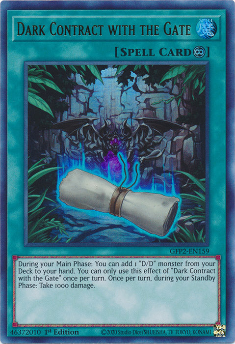 Yugioh - Dark Contract with the Gate *Ultra Rare* GFP2-EN159 (NM)