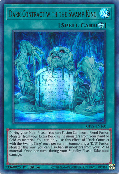 Yugioh - Dark Contract with the Swamp King *Ultra Rare* GFP2-EN160 (NM)