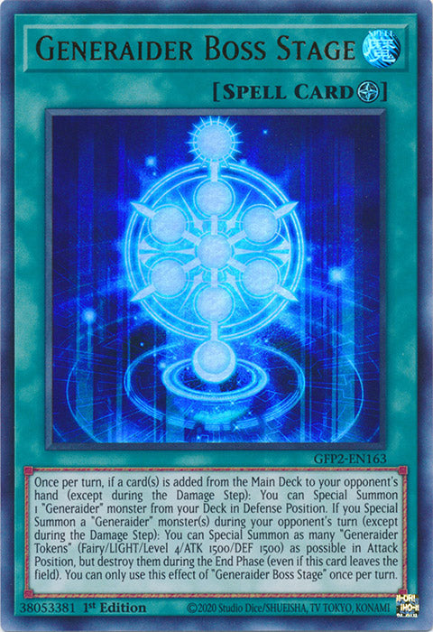 Yugioh - Generaider Boss Stage *Ultra Rare* GFP2-EN163 (NM)