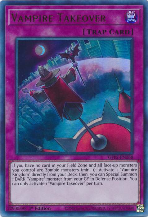 Yugioh - Vampire Takeover *Ultra Rare* GFP2-EN168 (NM)