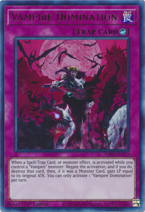 Yugioh - Vampire Domination *Ultra Rare* GFP2-EN172 (NM)