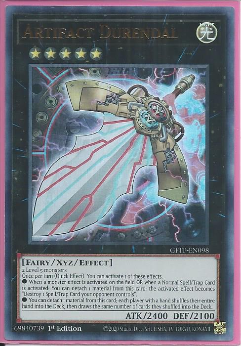 Yugioh - Artifact Durendal *Ultra Rare* GFTP-EN098 (NM/M)