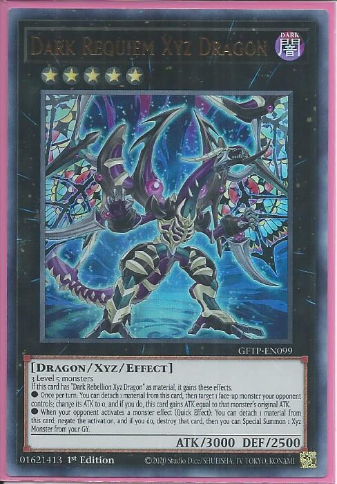 Yugioh - Dark Requiem Xyz Dragon *Ultra Rare* GFTP-EN099 (NM/M)