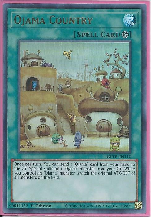 Yugioh - Ojama Country *Ultra Rare* GFTP-EN110 (NM/M)