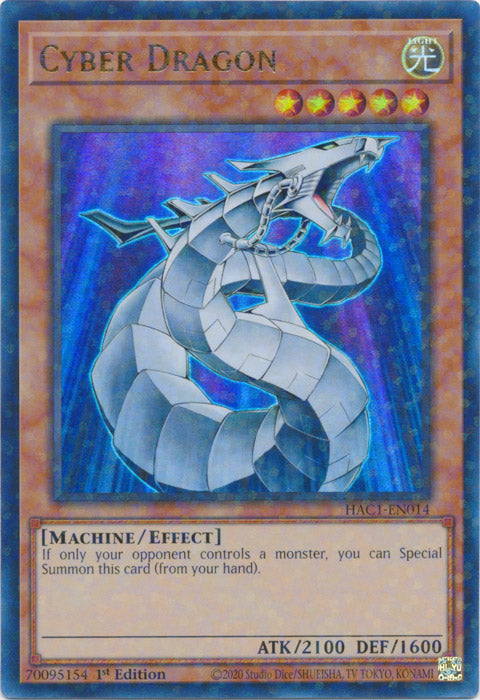 Yugioh - Cyber Dragon *Duel Terminal Ultra Rare* HAC1-EN014 (NM)