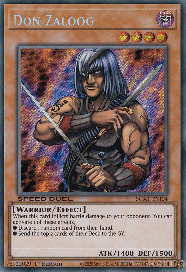 Yugioh - Don Zaloog *Secret Rare* SGX1-ENI04 (NM/M)