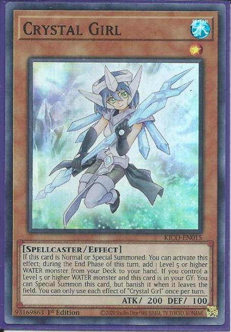 Yugioh - Crystal Girl *Super Rare* KICO-EN015 (NM/M)