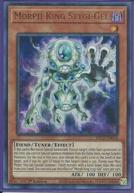 Yugioh - Morph King Stygi-Gel *Ultra Rare* KICO-EN018 (NM/M)