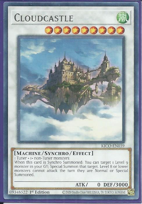 Yugioh - Cloudcastle *Rare* KICO-EN039 (NM/M)