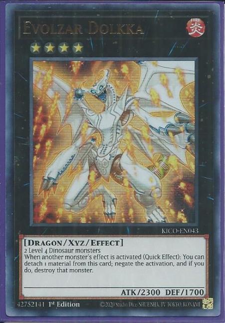 Yugioh - Evolzar Dolkka *Ultra Rare* KICO-EN043 (NM/M)