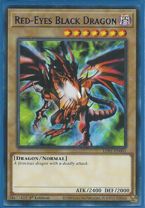 Yugioh - Red-Eyes Black Dragon *Purple Ultra Rare* LDS1-EN001 (NM/M)