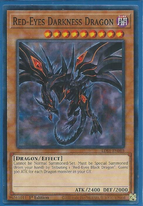 Yugioh - Red-Eyes Darkness Dragon *Common* LDS1-EN003 (NM/M)