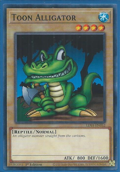 Yugioh - Toon Alligator *Common* LDS1-EN052 (NM/M)