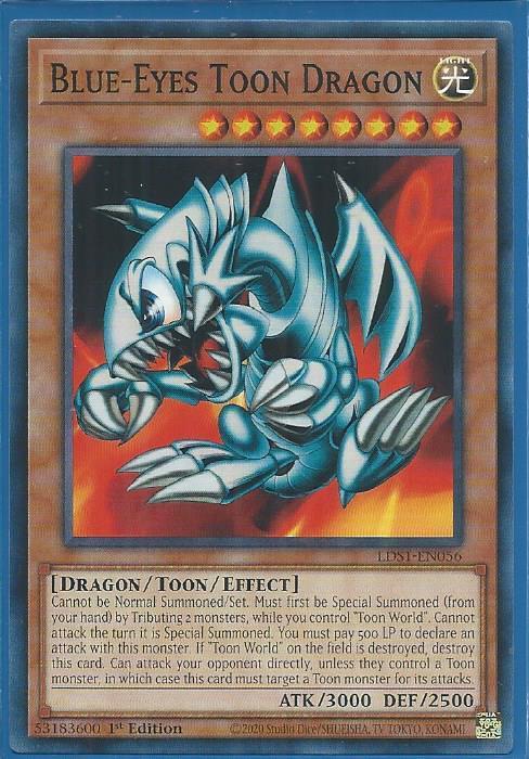 Yugioh - Blue-Eyes Toon Dragon *Common* LDS1-EN056 (NM)