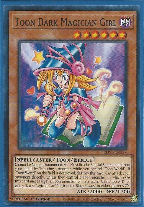 Yugioh - Toon Dark Magician Girl *Common* LDS1-EN057 (NM/M)