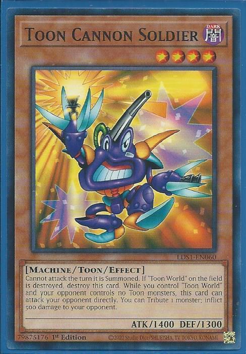 Yugioh - Toon Cannon Soldier *Common* LDS1-EN060 (NM/M)