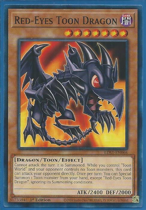 Yugioh - Red-Eyes Toon Dragon *Common* LDS1-EN066 (NM)