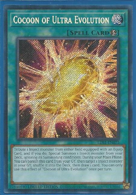 Yugioh - Cocoon of Ultra Evolution *Secret Rare* LDS1-EN073 (NM)