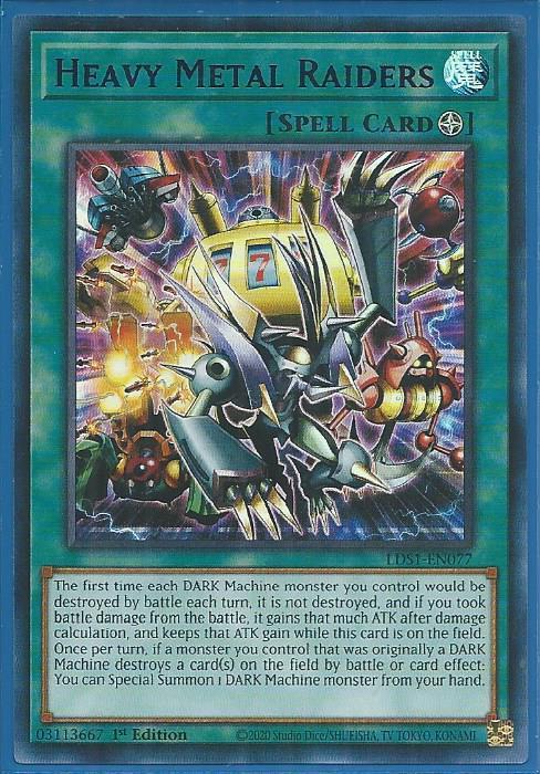 Yugioh - Heavy Metal Raiders *Purple Ultra Rare* LDS1-EN077 (NM)