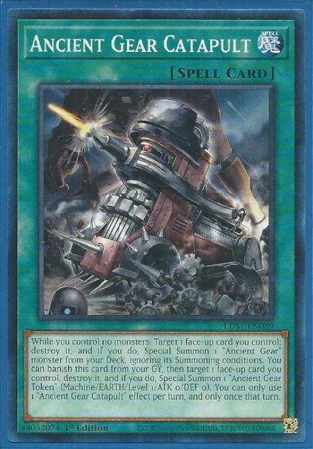 Yugioh - Ancient Gear Catapult *Common* LDS1-EN089 (NM)