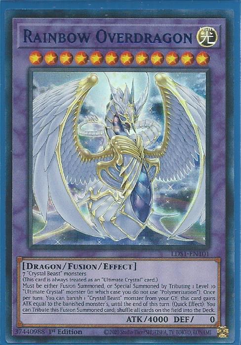 Yugioh - Rainbow Overdragon *Blue Ultra Rare* LDS1-EN101 (NM/M)