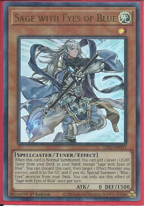 Yugioh - Sage with Eyes of Blue *Ultra Rare* LDS2-EN011 (NM)