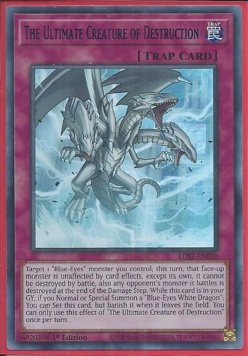 Yugioh - The Ultimate Creature of Destruction *Blue UR* LDS2-EN030 (NM)