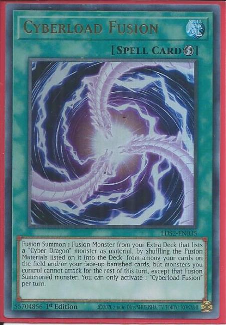 Yugioh - Cyberload Fusion *Ultra Rare* LDS2-EN035 (NM/M)