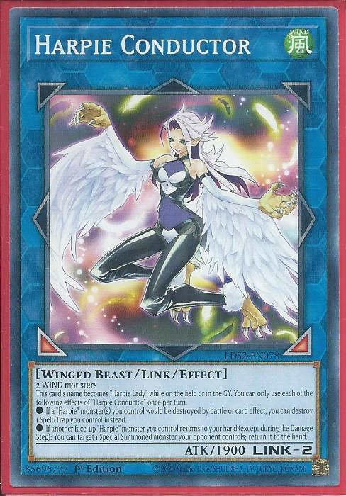 Yugioh - Harpie Conductor *Common* LDS2-EN078 (NM/M)