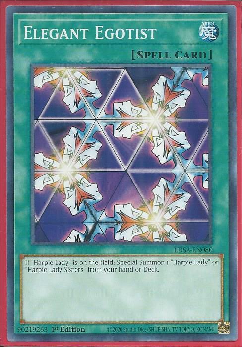 Yugioh - Elegant Egotist *Common* LDS2-EN080 (NM/M)