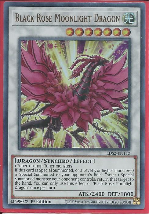 Yugioh - Black Rose Moonlight Dragon *Ultra Rare* LDS2-EN112 (NM/M)