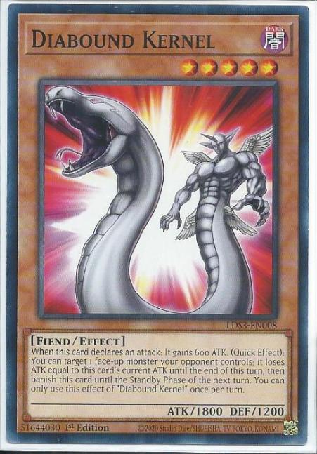 Yugioh - Diabound Kernel *Common* LDS3-EN008 (NM/M)