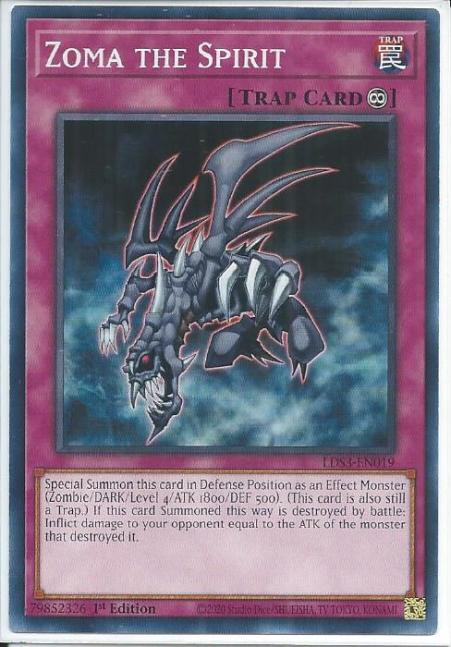 Yugioh - Zoma the Spirit *Common* LDS3-EN019 (NM/M)