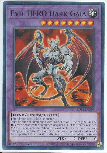 Yugioh - Evil HERO Dark Gaia *Common* LDS3-EN029 (NM/M)