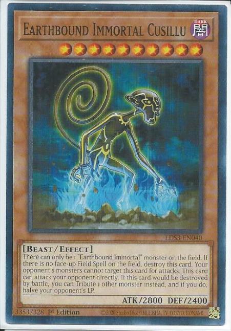 Yugioh - Earthbound Immortal Cusillu *Common* LDS3-EN040 (NM/M)