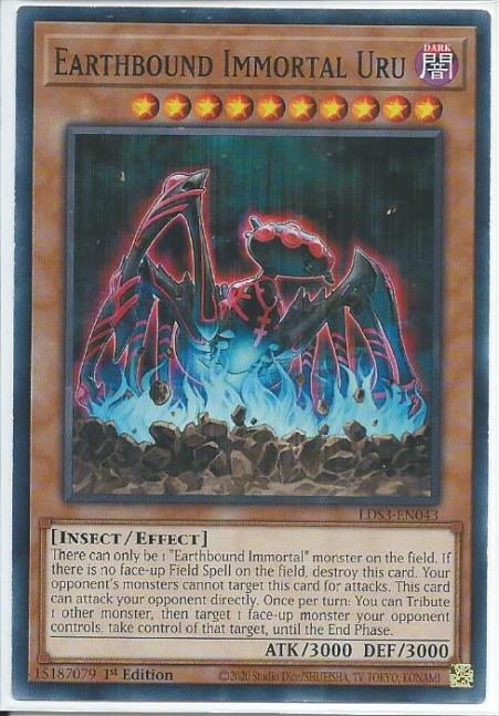 Yugioh - Earthbound Immortal Uru *Common* LDS3-EN043 (NM/M)