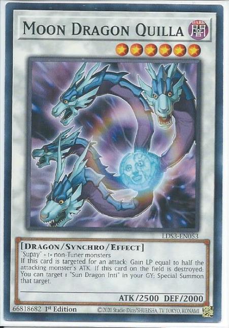 Yugioh - Moon Dragon Quilla *Common* LDS3-EN053 (NM/M)