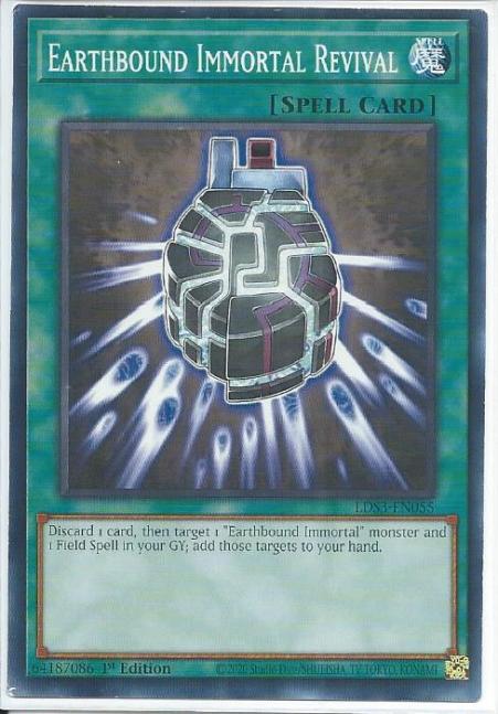 Yugioh - Earthbound Immortal Revival *Common* LDS3-EN055 (NM/M)